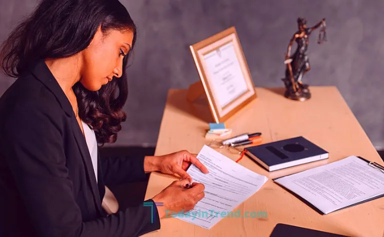 Worried client reading a letter from their lawyer