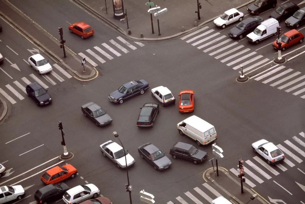 You may legally block an intersection